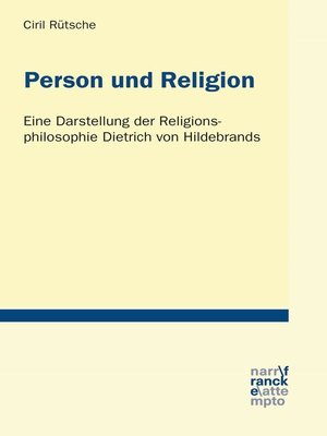 cover image of Person und Religion